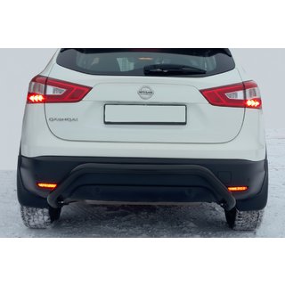 Bara Spate AK007-1 Negru (Otel Inoxidabil) Nissan Qashqai 2014-2021 foto 2
