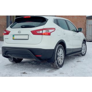 Bara Spate AK007-1 Negru (Otel Inoxidabil) Nissan Qashqai 2014-2021 foto 1