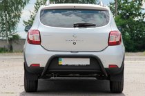 Renault Sandero 2013-2022 Bara Spate AK007 Negru (Otel Inoxidabil) foto 1