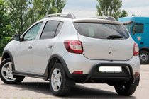 Renault Sandero 2013-2022 Bara Spate AK007 Negru (Otel Inoxidabil) foto 3