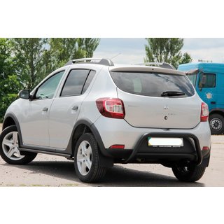 Bara Spate AK007 Negru (Otel Inoxidabil) Dacia Sandero 2013-2020 foto 3