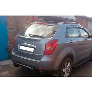 Bara Spate AK007 Negru (Otel Inoxidabil) SsangYong Korando 2010-2019 foto 2