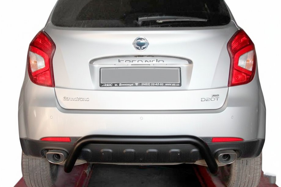 SsangYong Korando 2010-2019 Bara Spate AK007 Negru (Otel Inoxidabil) Image