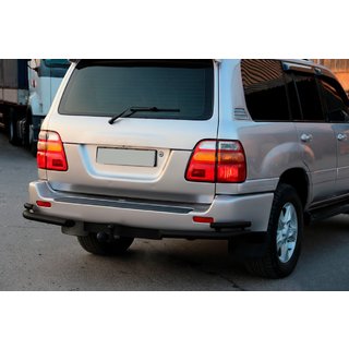 Bare colt spate AK003-Double Black (2 buc, inox) Toyota Land Cruiser 100 1998-2007 foto 2