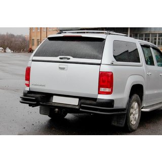 Bare colt spate AK003-Double Black (2 buc, inox) Volkswagen Amarok 2010-2022 foto 1
