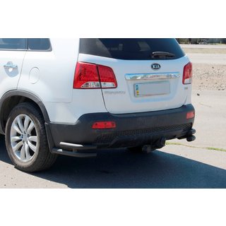 Colturi Spate Duble AK003-Dublu Black (Inox) Kia Sorento II XM 2009-2014 foto 1