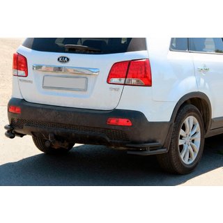 Colturi Spate Duble AK003-Dublu Black (Inox) Kia Sorento II XM 2009-2014 foto 3