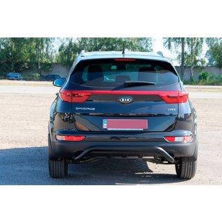 Protectie Spate AK007 Negru (Otel Inoxidabil) Kia Sportage 2015-2021 foto 3