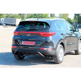 Protectie Spate AK007 Negru (Otel Inoxidabil) Kia Sportage 2015-2021 foto 1
