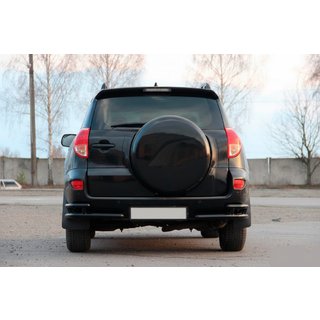 Colturi spate AK003-double Negru (2 buc, inox) Toyota Rav 4 2006-2013 foto 1