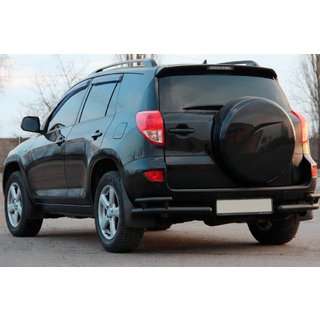 Colturi spate AK003-double Negru (2 buc, inox) Toyota Rav 4 2006-2013 foto 2