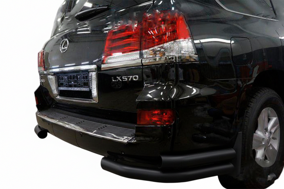 Lexus LX570/450d 2008-2022 Colturi Duble Spate Black (Otel Inoxidabil) Image