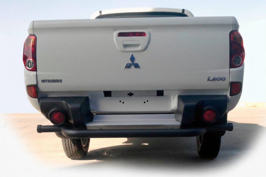 Mitsubishi L200 2006-2015 Protectie Spate AK007 Negru (Otel Inoxidabil) Foto 1