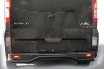 Opel Vivaro 2001–2015 Protectie Spate AK006 Negru (Otel Inoxidabil) foto 2