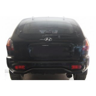 Bara Spate AK004 Negru (Otel Inoxidabil) Hyundai Santa Fe 1 2000-2006