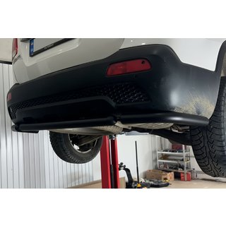 Bare colturi spate cu sectiune centrala AK007-3 Negru (2 buc, inox) Kia Sorento II XM 2009-2014 foto 2