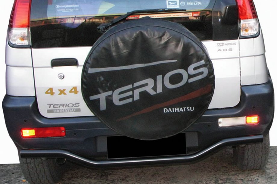 Daihatsu Terios 2003-2005 Bara Spate AK007 Negru (Otel Inoxidabil) Image