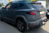 Renault Duster 2024- Protectie Spate AK007 Negru (Otel Inoxidabil) foto 2