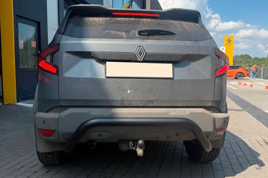 Renault Duster 2024- Protectie Spate AK007 Negru (Otel Inoxidabil) Image