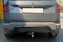 Dacia Duster 2024- Protectie Spate AK007 Negru (Otel Inoxidabil) foto 1