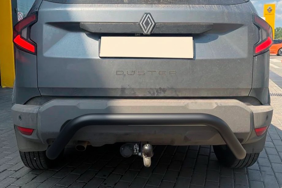 Dacia Duster 2024- Protectie Spate AK007 Negru (Otel Inoxidabil) Image