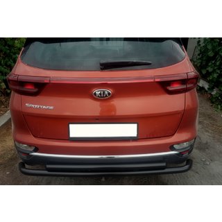 Protectie Spate AK002-2 Negru (Otel Inoxidabil) Kia Sportage 2015-2021 foto 1
