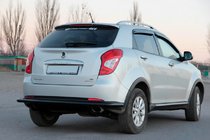 SsangYong Korando 2010-2019 Bara Spate AK005 Negru (Otel Inoxidabil) foto 4