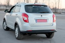 SsangYong Korando 2010-2019 Bara Spate AK005 Negru (Otel Inoxidabil) foto 1