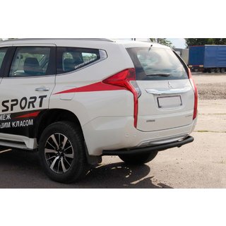 Protectie Spate AK005 Negru (Otel Inoxidabil) Mitsubishi Pajero Sport 2015- foto 1