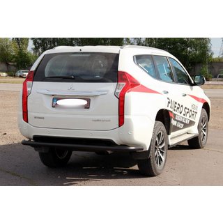 Protectie Spate AK005 Negru (Otel Inoxidabil) Mitsubishi Pajero Sport 2015- foto 3