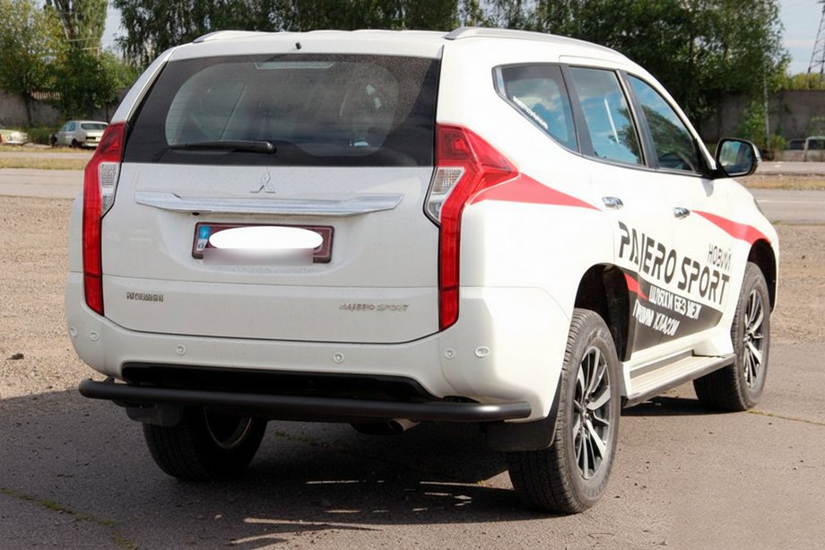 Mitsubishi Pajero Sport 2015- Protectie Spate AK005 Negru (Otel Inoxidabil) Foto 3