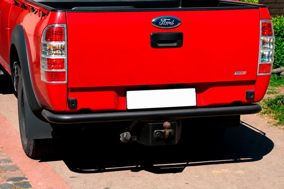 Ford Ranger 2007-2011 Protectie Spate AK005 Negru (Otel Inoxidabil) Foto 1