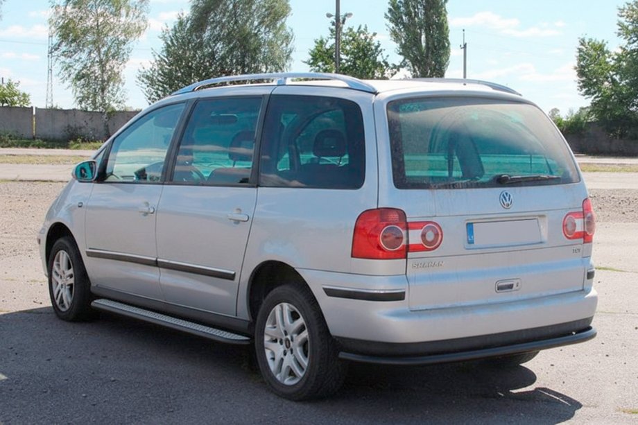 Volkswagen Sharan 1995-2010 Protectie Spate AK005 Negru Foto 4