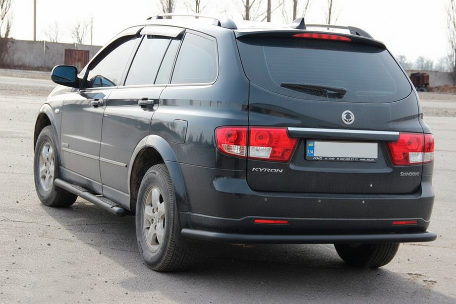 SsangYong Kyron 2005-2014 Bara Spate AK005 Negru (Otel Inoxidabil) Image