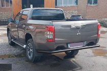 Fiat Fullback 2016- Protectie Spate AK005 Negru (Otel Inoxidabil) foto 2