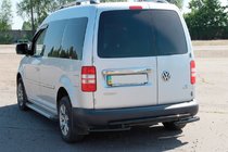 Volkswagen Caddy 2004-2010 Bara spate AK003-2 Negru (2 buc, Otel inoxidabil) foto 3