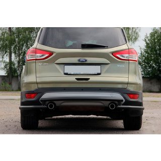 Bara Spate AK002-3 Negru (Otel Inoxidabil) Ford Kuga/Escape 2013-2019 foto 1