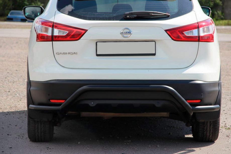 Nissan Qashqai 2014-2021 Bara Spate AK007-Plus Negru (Otel Inoxidabil) Foto 1