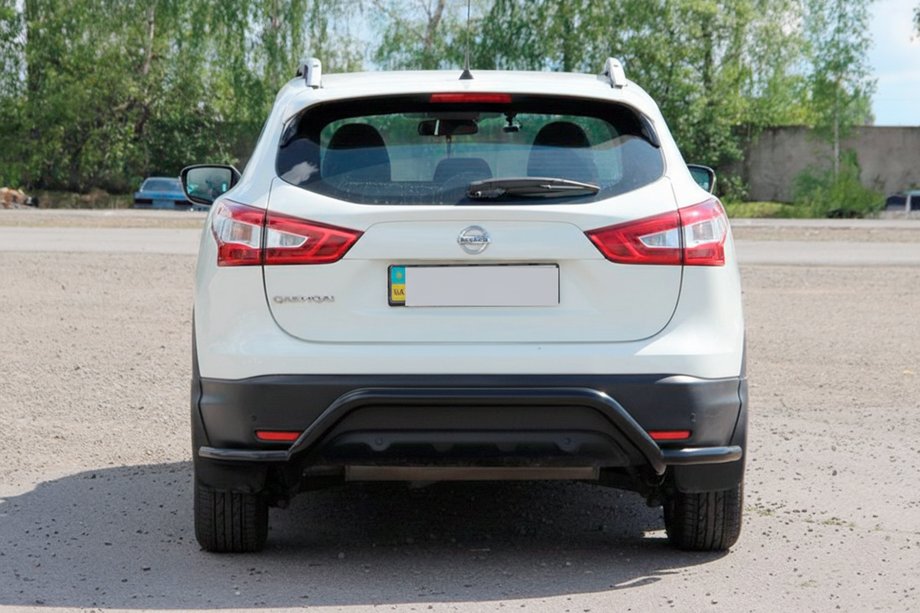 Nissan Qashqai 2014-2021 Bara Spate AK007-Plus Negru (Otel Inoxidabil) Foto 4