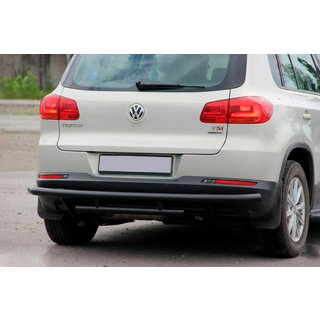Protectie Spate AK002-2 Negru (Otel Inoxidabil) Volkswagen Tiguan 2007-2016 foto 1