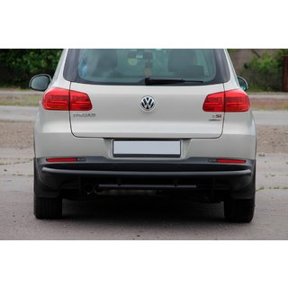 Protectie Spate AK002-2 Negru (Otel Inoxidabil) Volkswagen Tiguan 2007-2016 foto 2