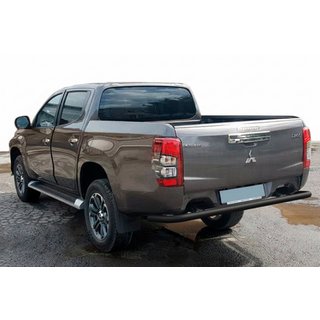 Protectie Spate AK005 Negru (Otel Inoxidabil) Mitsubishi L200 2015-2024 foto 1