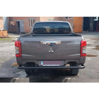 Protectie Spate AK005 Negru (Otel Inoxidabil) Mitsubishi L200 2015-2024 foto 3