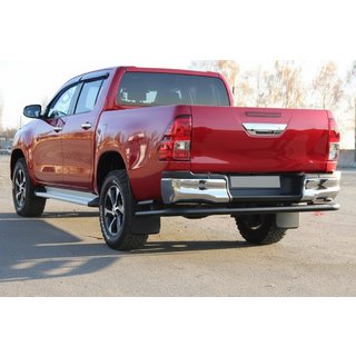 Bara spate AK005-2 Negru (Otel inoxidabil) Toyota Hilux 2015- foto 1