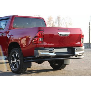 Bara spate AK005-2 Negru (Otel inoxidabil) Toyota Hilux 2015- foto 4