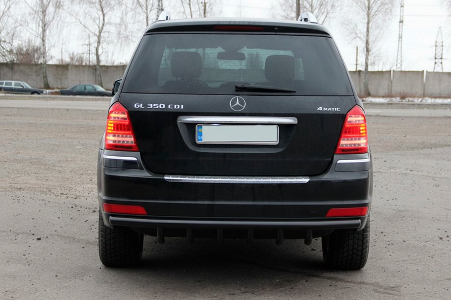 Mercedes GL class X164 2006-2012 Bara Spate AK-style Negru (Otel Inoxidabil) Foto 1