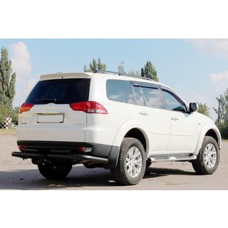 Protectie spate AK003-Special Black (2 buc, otel inoxidabil) Mitsubishi Pajero Sport 2008-2015 foto 3