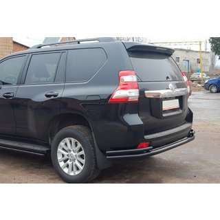 Bara spate AK005-2 Negru (Otel inoxidabil) Toyota Land Cruiser Prado 150 2009-2023 foto 3