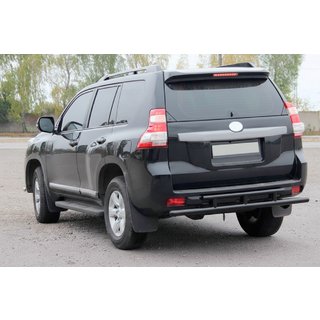 Bara spate AK002-2v2 Negru (Otel inoxidabil) Toyota Land Cruiser Prado 150 2009-2023 foto 1