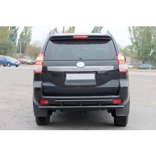 Bara spate AK002-2v2 Negru (Otel inoxidabil) Toyota Land Cruiser Prado 150 2009-2023 foto 2
